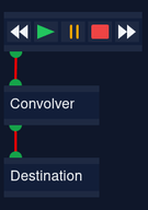 Audiograph: AudioPlayer:O --> I:Convolver:O --> I:Destination